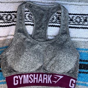 NWOT grey GymShark sports bra